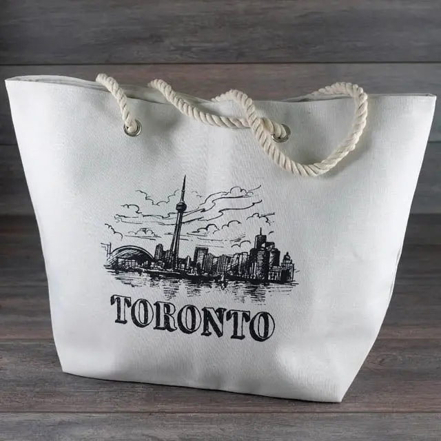 1304 Toronto Branded Tote Bag – 14.5 × 15 Inches 1