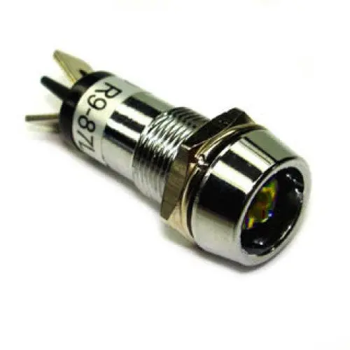 13Mm Amber 12V Led Indicator With Chip-Mount Quadrant Terminal Configuration 1