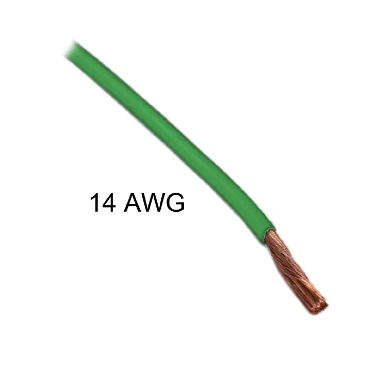 14 Awg Green Automotive Wire – 6 M Stranded Low-Voltage Cable, 12V 1