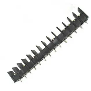 14-Pole Tri-Barrier Pcst Terminal Block, 7.8Mm Pitch, #6-32 Screw, 15.9Mm Width 1