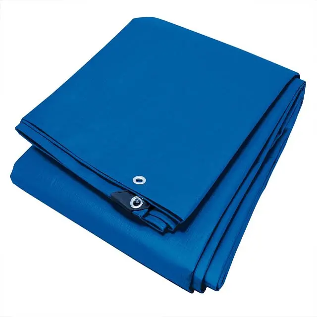 15.33×19.67-Foot Blue Woven Polyethylene Tarp 1