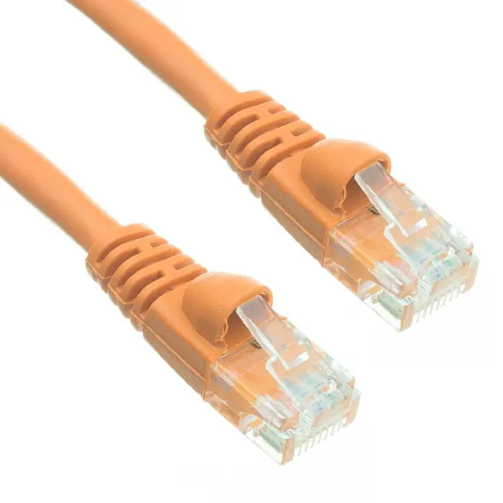 15-Foot Orange Cat6 Snagless Ethernet Cable — Color-Coded For Easy Identification 1