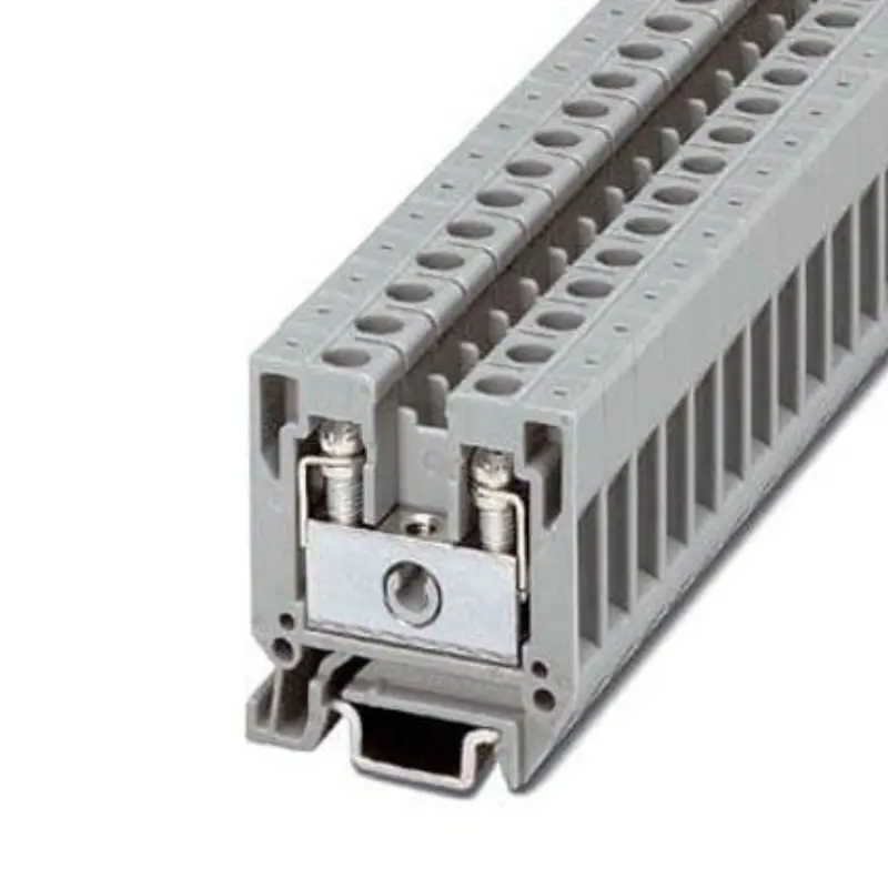 15 Mm Din Rail Terminal Block – Supports 24–12 Awg, 32 A, 500 V (Model 1415076) 1