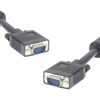 150-Foot Vga Cable – Svga M/M, Black Plenum-Rated, 28 Awg, High-Resolution Support 1