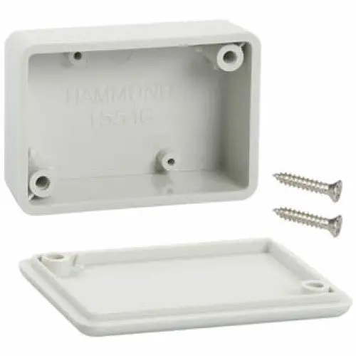 1551Ggy - Mini Grey Plastic Project Housing, 2.0" X 1.4" X 0.8" 1