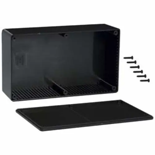 1591Esbk Black Plastic Project Box – 7.5 × 4.3 × 2.4 Inches 1
