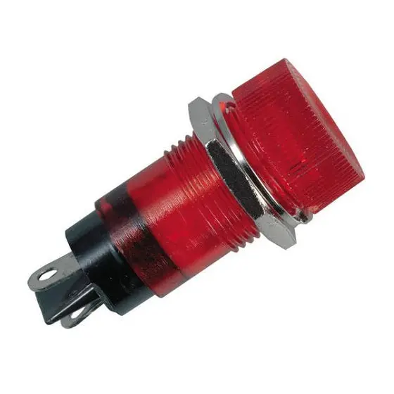 15Mm Red Chmt Indicator – 12V Dc High-Visibility Panel Lamp 1