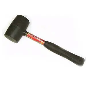 16-Ounce Rubber Mallet With 55Mm Diameter Head For Precision Striking 1