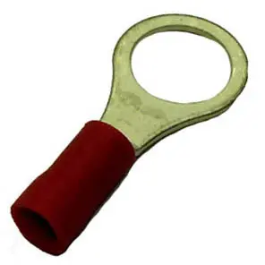 160106-1000 – Red Ring Terminal (5/16″ Stud), 22–18 Awg, Id 8.4 Mm / Od 11.6 Mm – Pack Of 1000 1