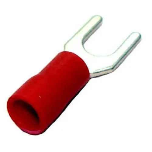 160125-100 Red Spade Terminal, #8, 18–22 Awg, 4.2 Mm Id, 7.2 Mm Width, 100-Pack 1
