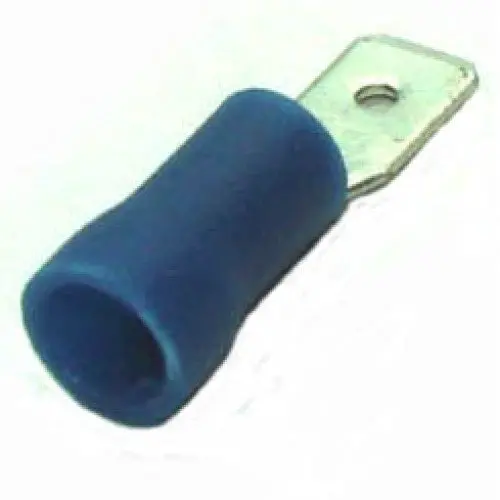 160251-100 — Quick-Connect Male Terminal, Blue, 0.187 In Tab, 16–14 Awg, 100-Pack 1