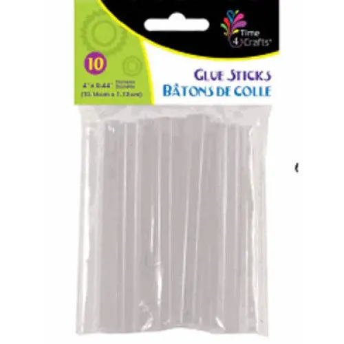 16236 Hot Melt Glue Sticks – 4 × 0.44 In, High-Adhesion Formula (10 Per Pack) 1