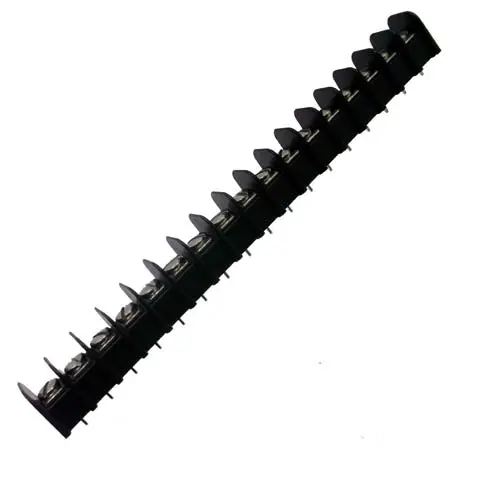 17-Pole Single-Row Pcst Terminal Block, 9.5Mm Pitch, #6-32 Screw, 15.6Mm Width 1