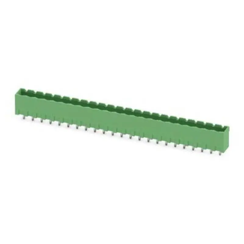 1755943 – 23-Position Shared Male Header Terminal Block, 5Mm Pitch, Green Housing, Pcb Mount 1