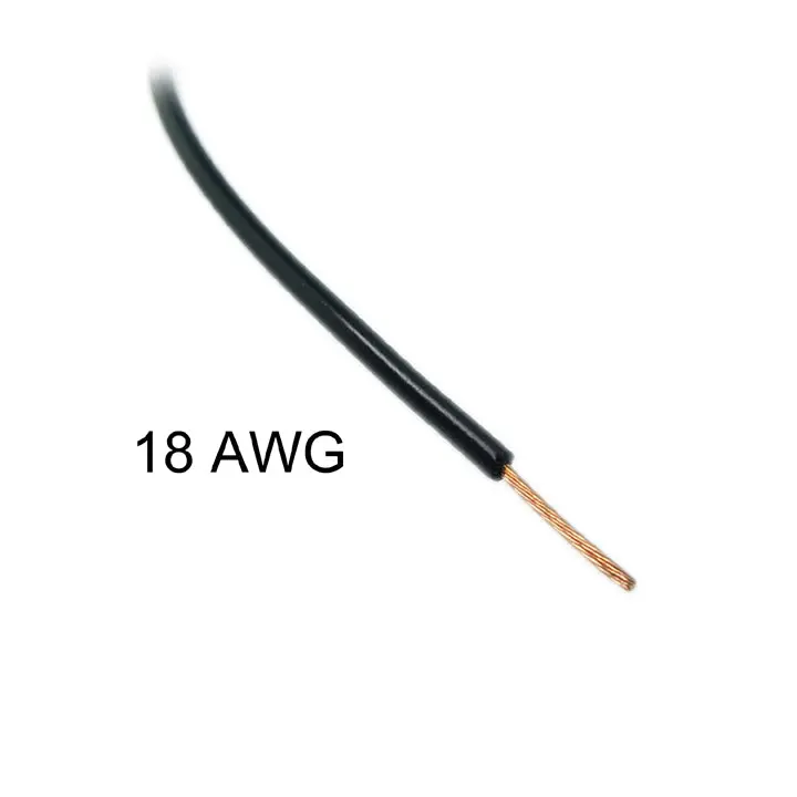 18 Awg Black Automotive Wire – 30 M Stranded Wiring, 12V Dc Application 1