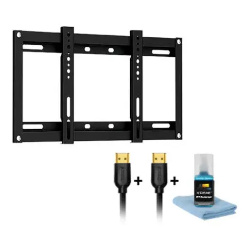 18052 - Fixed Tv Wall Mount For 23 To 42 Inch Screens (50 Kg, Bundled With Hdmi Cables And Cleaning Accessories) 1