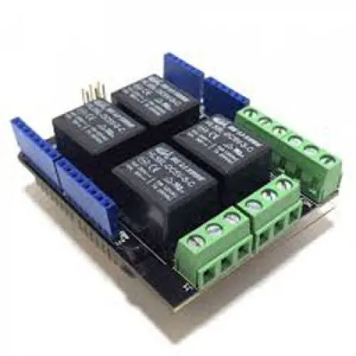 1813-Ra1A – Arduino-Compatible 4-Relay Expansion Shield 1