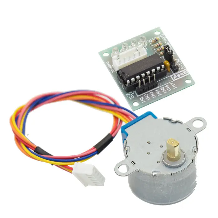 1814-Lc1A Stepper Motor Driver Kit – Uln2003-Based, Includes 5 V Bipolar Stepper Motor 1