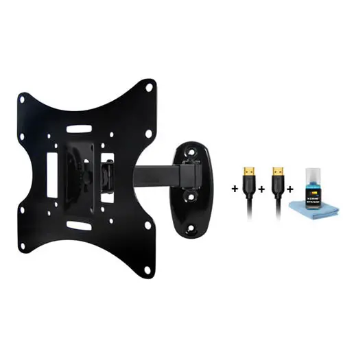 18520 - Full-Motion Tv Wall Mount For 17 To 37 Inch Displays (30 Kg, Includes Hdmi Cables And Cleaning Kit) 1