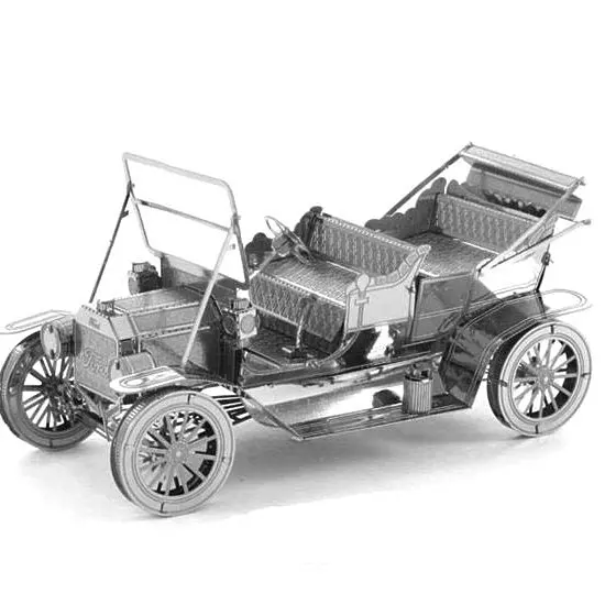 1908 Ford Model T 3D Metal Model Kit – Vintage Automobile Laser-Cut Replica 1
