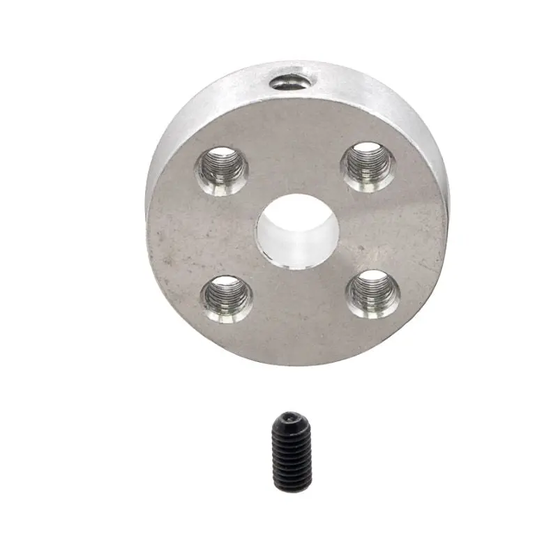 19Mm Aluminum Motor Hub For 4Mm Shafts With M3×4 Threaded Holes 1