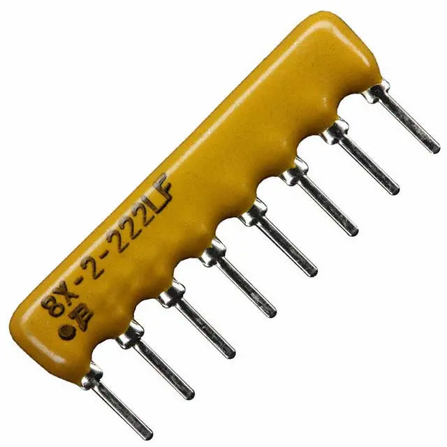 2.2Krcg — 8-Pin Sip Resistor Network (2.2 Kω, 4 Resistors, 2% Tolerance, 3 Pcs Per Pack) 1