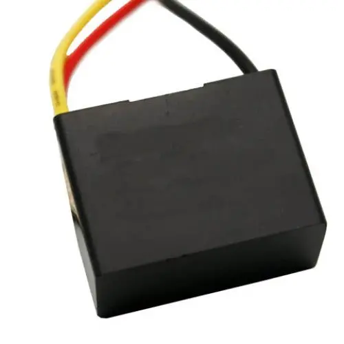 2/4 Μf Ac Fan Motor Capacitor – 125/250V, 3-Wire Configuration (1.25″ × 2.4″ × 1.25″) 1