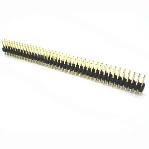 2.5 Mm Pitch 80-Pin Dip Header – Gold-Plated, Straight, Through-Hole 1
