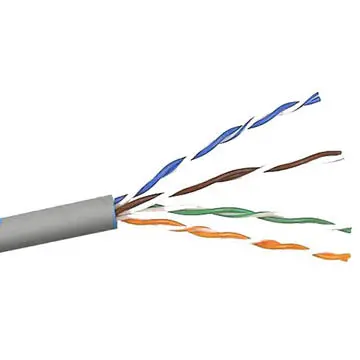 2-A254-8 – Solid Gray Cat5E Cmr-Rated Utp Cable, 1000 Ft, 4-Pair 24 Awg, 350 Mhz 1