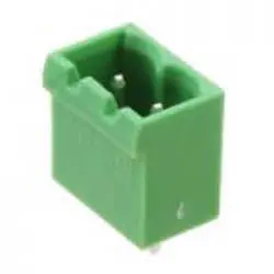 2-Pin Pcb Mount Terminal Block – 5.08Mm Pitch, 15A/300V, 8.3Mm Width, Closed-Side Style 1
