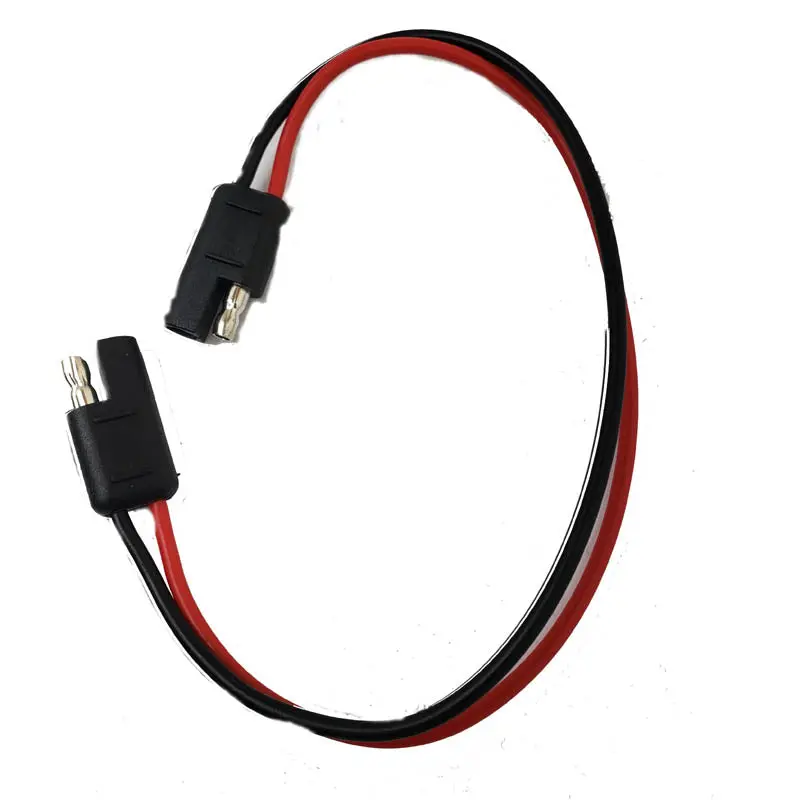 2-Pin Trailer Wiring Cable — 16 Awg, Male-To-Male, 12-Inch Length 1