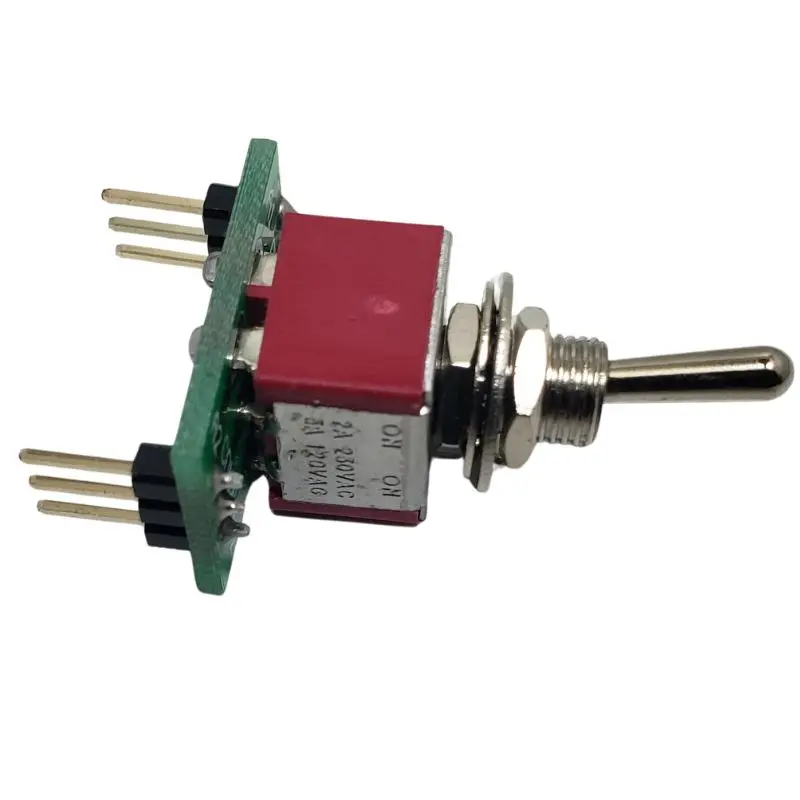 2-Pole, 2-Throw Toggle Switch – On-None-On, 5A/120Vac, Breakout Board Compatible 1
