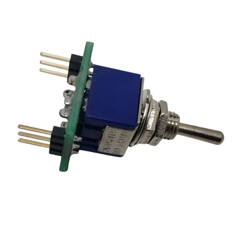 2-Pole, 2-Throw Toggle Switch – On-Off-On, 6A/125Vac, Breakout Board Compatible 1