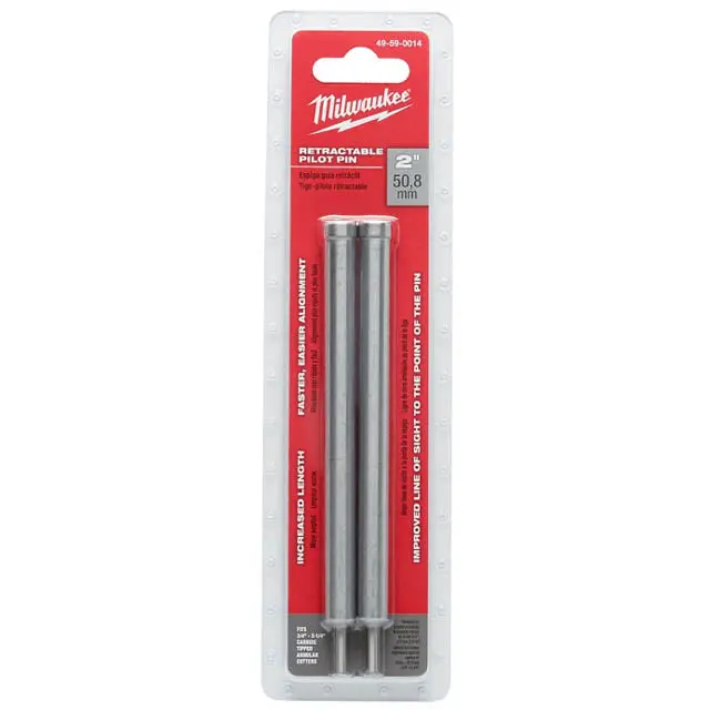 2" Retractable Pilot Pin For Annular Cutters — Ctc Compatible, 2-Pack (Model 49-59-0014) 1