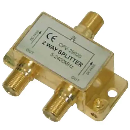 2-Way Satellite Signal Splitter – 5–2400 Mhz, Final Stock Available 1