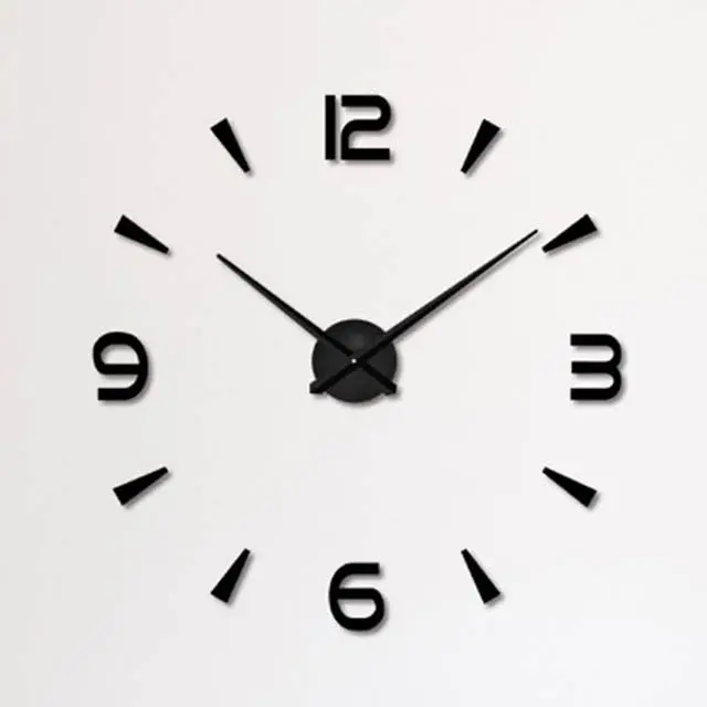 20-Inch Diy Wall Clock – Black Numbered Face, Requires One Aa Battery 1