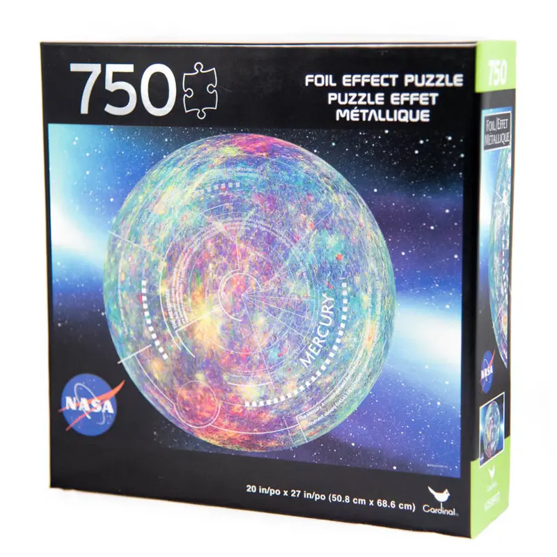 20127289 — Nasa Planetary Exploration Jigsaw Puzzle, 750 Pieces With Metallic Foil Finish, 20×27 Inches 1