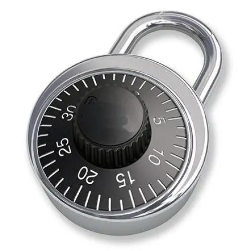 20534 Combination Security Lock – Keyless Dial Design 1