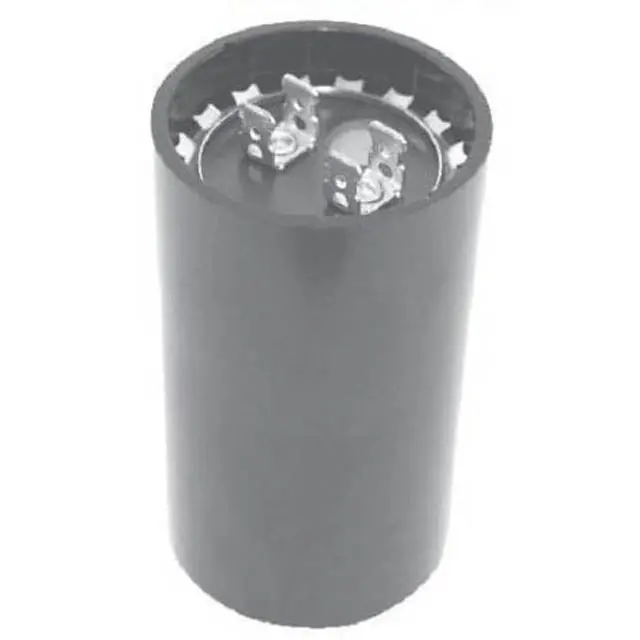 216–259 Μf 330V Round Motor Start Capacitor – Quick-Tap 0.25″ Terminals, 2.5″ × 4.3″ (D×H) 1