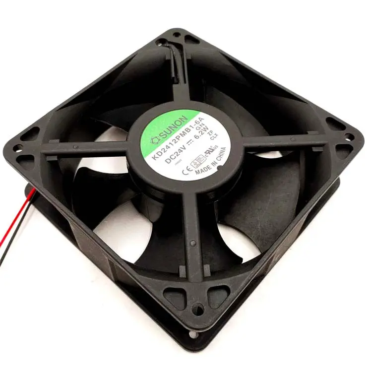 24V Dc Cooling Fan – 4.7" × 1.5", 108 Cfm, 3100 Rpm, 42 Db, 6.2W, Dual-Wire Lead 1