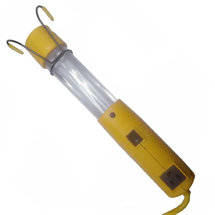 25-Foot Swivel Work Light With Built-In Power Outlet And Hanging Hook 1