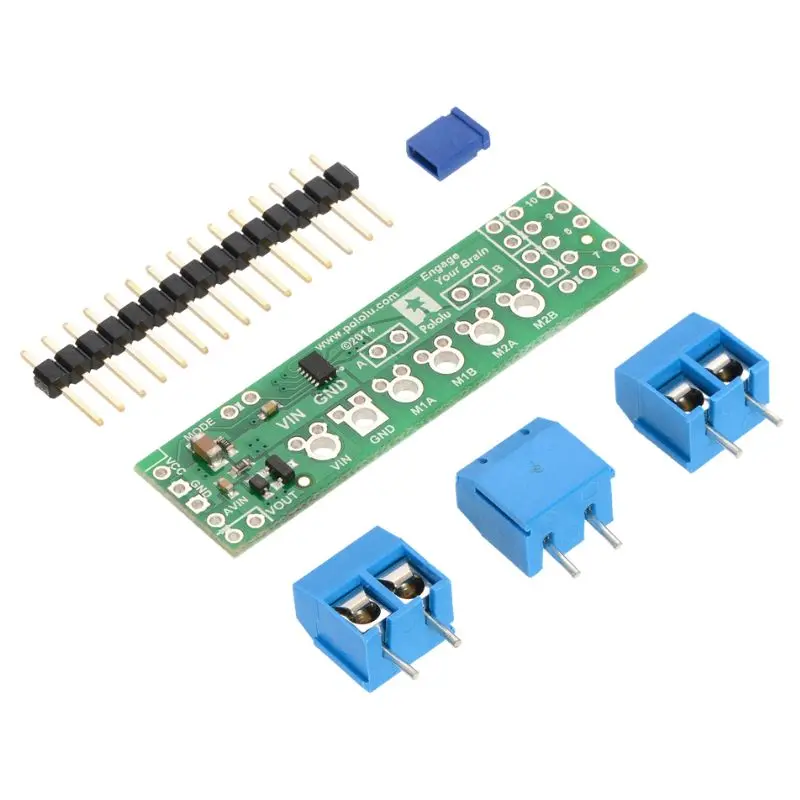 2511 – Arduino-Compatible Dual Motor Driver Shield (Drv8835), 2–11V, 1.2A Per Channel 1
