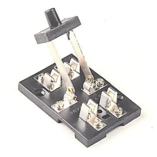 2751537 Double-Pole Double-Throw (Dpdt) Knife Switch — Bakelite Base With Terminal Posts 1