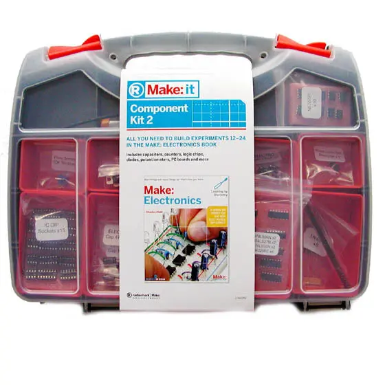 2760352 – 130-Piece Electronics Component Kit (No Instruction Book Included) 1