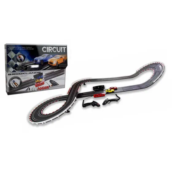 285-64003 Litehawk Circuit-Brooklands Racing Set | Radio-Controlled Car With Track & Wired Controller 1