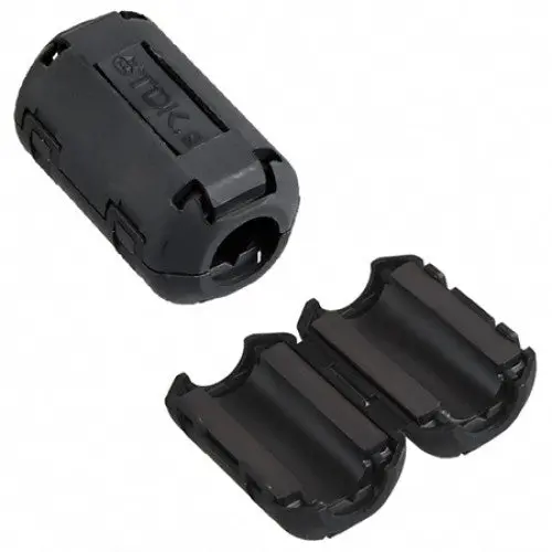 28A3851-0A2 Clamp-On Ferrite Core – 13 Mm Id, 38.9 Mm Length, Black Emi Suppression 1