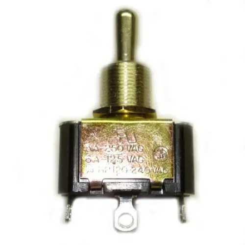 2Fb63-68 - 1P2T Toggle Switch, 6A, On-Off-On, 125Vac, Through-Hole Solder Mount, 12Mm Panel Cutout 1