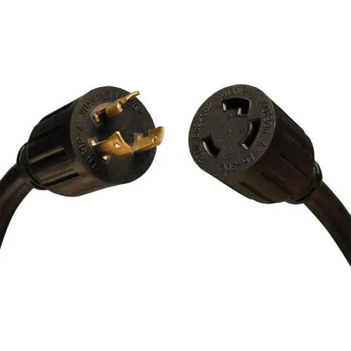 3/10 Sjt Power Cord – 15-Foot, 30A/250V, Black, Nema L6-30P To L6-30R 1