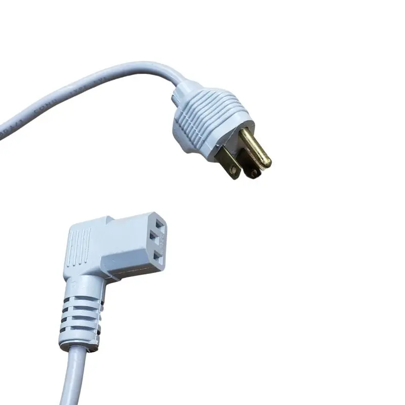 3/18 Svt Instrumentation Cord – 6-Foot Round Gray Cable With Nema 5-15P Plug And C13 Female Connector 1