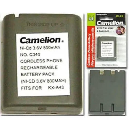 3.6 V Ni-Cd Rechargeable Battery – 800 Mah, No Connector, For Cordless Phones 1